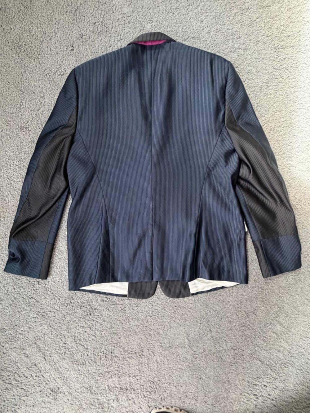 MARK & LONA FER Collection Strip Search Warrant Jacket - UK 46R-Navy/Black NWOT - Picture 12 of 14
